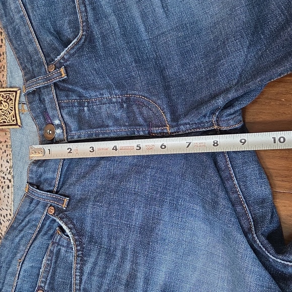 RICH & SKINNY BUTTON FLY DISTRESSED RIPPED JEANS RHINESTONE EMBELLESHMENTS 29 - Picture 10 of 11